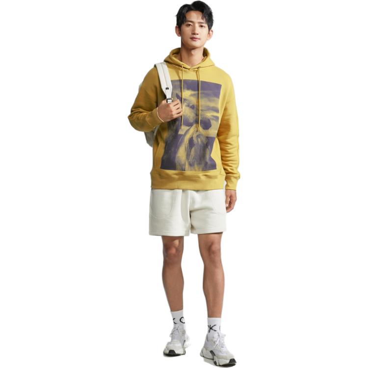 Purchase Calvin Klein SS23极简印花男女同款姜黄色卫衣 40798ST