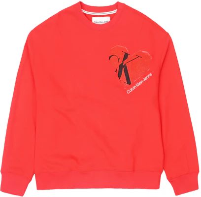Calvin Klein SS23 紅心印花寬鬆版型圓領衛衣 男女款 J400220-XLZ Buy Calvin Klein SS23 紅心印花寬鬆版型圓領衛衣 男女款 J400220-XLZ