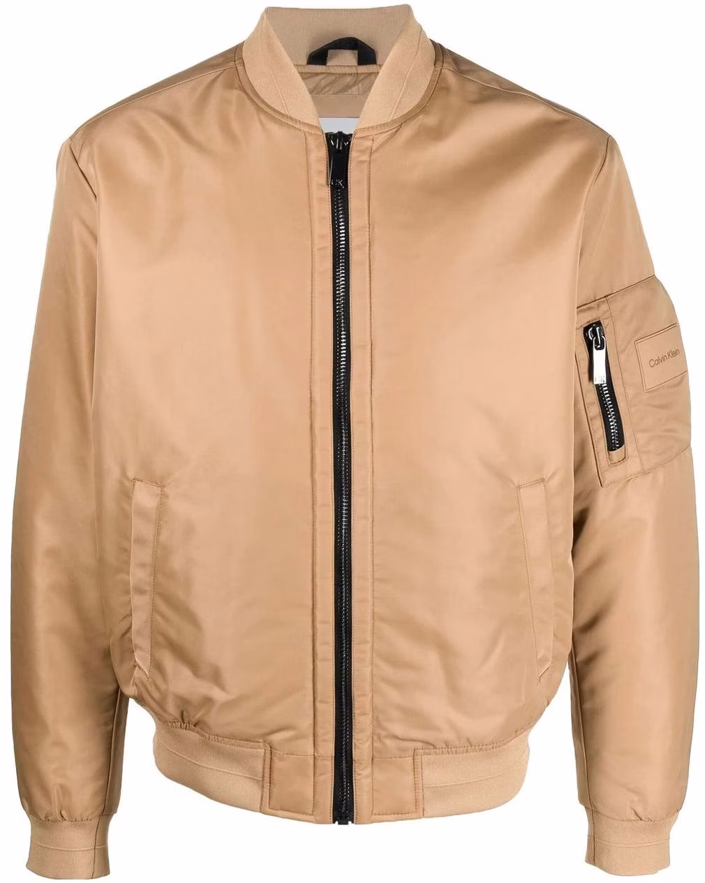 calvin-klein-ss-23-solid-logo-embroidered-v-neck-jacket-sand-yellow-k10-k109907-gw-8