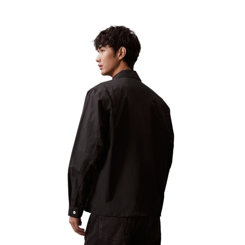 Purchase CALVIN KLEIN SS24 Jaket Kerja Kasual Bordir Saku Zip-Up. J325507