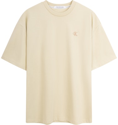 CALVIN KLEIN SS24 Cotton Relaxed Embossed Logo T-Shirt Unisex Heavyweight. J400377 11