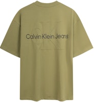 CALVIN KLEIN SS24 Baju-T Logo Embossed Kapas Unisex Berat Santai. J400377 Order CALVIN KLEIN SS24 Baju-T Logo Embossed Kapas Unisex Berat Santai. J400377