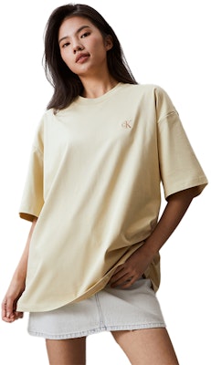 CALVIN KLEIN SS24 Cotton Relaxed Embossed Logo T-Shirt Unisex Heavyweight. J400377 14