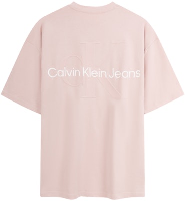 CALVIN KLEIN SS24 Cotton Relaxed Embossed Logo T-Shirt Unisex Heavyweight. J400377 16