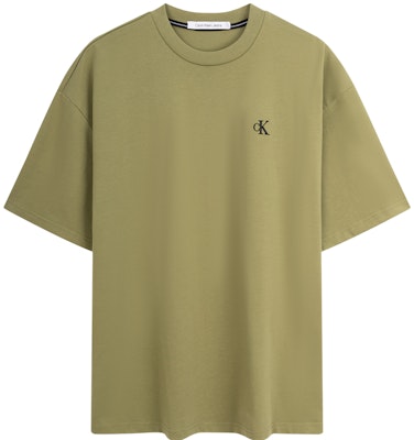 CALVIN KLEIN SS24 Cotton Relaxed Embossed Logo T-Shirt Unisex Heavyweight. J400377 Lookbook CALVIN KLEIN SS24 Cotton Relaxed Embossed Logo T-Shirt Unisex Heavyweight. J400377