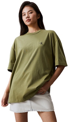 CALVIN KLEIN SS24 Cotton Relaxed Embossed Logo T-Shirt Unisex Heavyweight. J400377 Details for CALVIN KLEIN SS24 Cotton Relaxed Embossed Logo T-Shirt Unisex Heavyweight. J400377