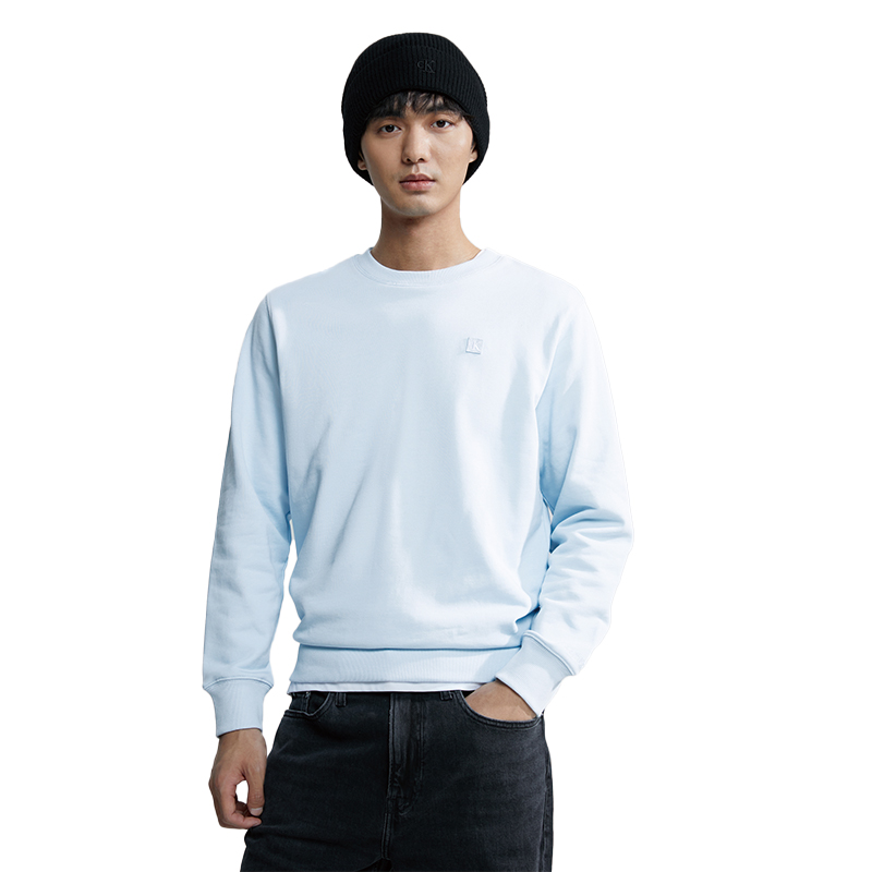 Calvin Klein SS24 Embroidered Logo Casual Cotton Crewneck Sweatshirt J320775 圖 4