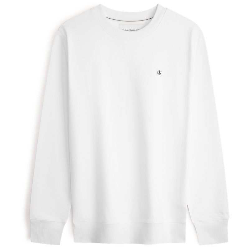 Calvin Klein SS24 Embroidered Logo Casual Cotton Crewneck Sweatshirt J320775 圖 6