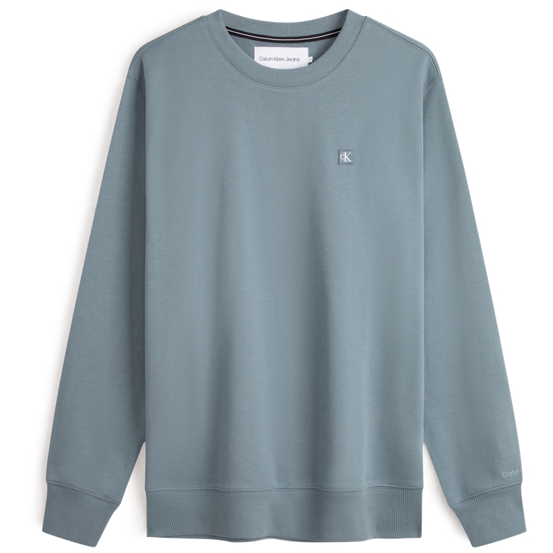 Calvin Klein SS24 Embroidered Logo Casual Cotton Crewneck Sweatshirt J320775 圖 10