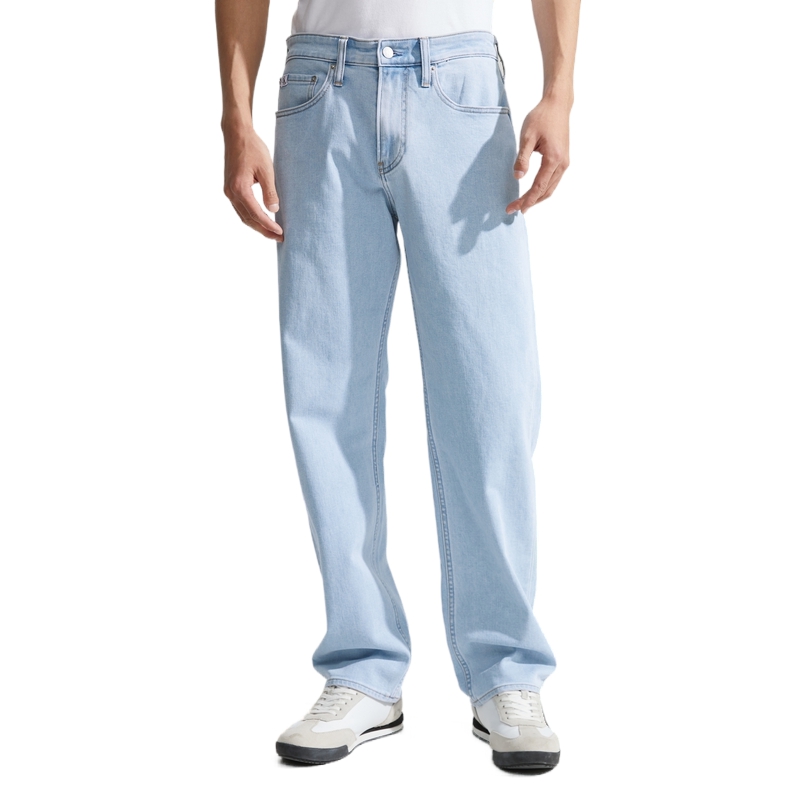 CALVIN KLEIN SS24 Retro 90s Straight Fit Light Blue Jeans Men’s Denim. J325386 圖 4