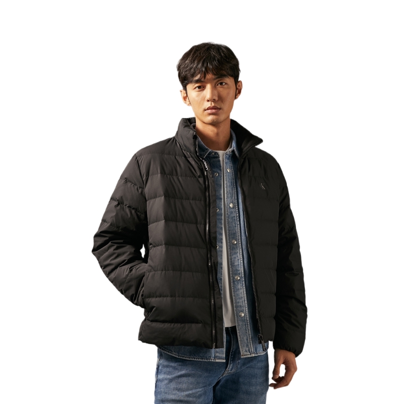 Shop CALVIN KLEIN SS25 羽絨外套 - 保暖、防水、輕巧、時尚 J326961