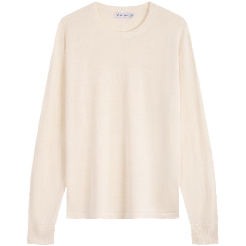 Calvin Klein Summer Silk Knit Sweater Basic Solid Color  Top 40BM327