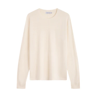 Calvin Klein Summer Silk Knit Sweater Basic Solid Color Top 40BM327