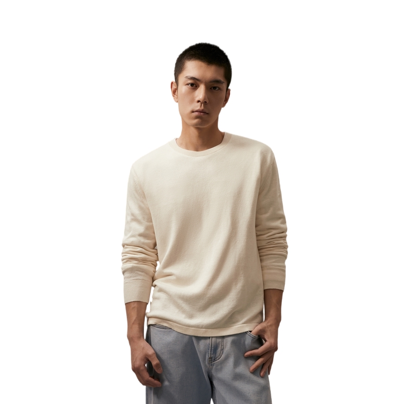 Purchase Calvin Klein Baju Summer Silk Knit Warna Solid Asas 40BM327