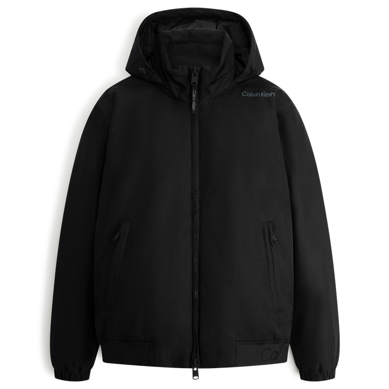 Calvin Klein Tech Waterproof Urban Commuter Packable Hooded Jacket Black (Men) 4MF3O506001