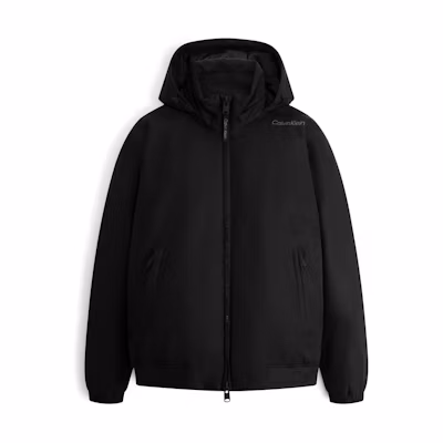 Calvin Klein Tech Waterproof Urban Commuter Packable Hooded Jacket Black (Men) 4MF3O506001
