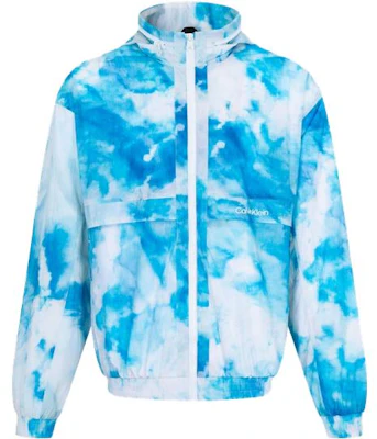 Calvin Klein Hoodie Zip-Up Tie-Dye Biru Putih J322681-0K9 Buy Calvin Klein Hoodie Zip-Up Tie-Dye Biru Putih J322681-0K9