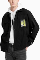 CALVIN KLEIN Jaket Denim Cetakan Harimau Unisex Hitam Lengan Panjang J400111-BEH Purchase CALVIN KLEIN Jaket Denim Cetakan Harimau Unisex Hitam Lengan Panjang J400111-BEH