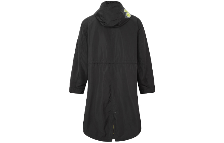 Lookbook Calvin Klein 老虎紋印花連帽外套 中性 黑色 中長款 J400118-BEH