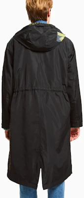 Calvin Klein 老虎紋印花連帽外套 中性 黑色 中長款 J400118-BEH Purchase Calvin Klein 老虎紋印花連帽外套 中性 黑色 中長款 J400118-BEH