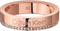 Purchase Calvin Klein Titanium Steel Crystal Ring Minimalist Unisex Couple Design. CP35000202