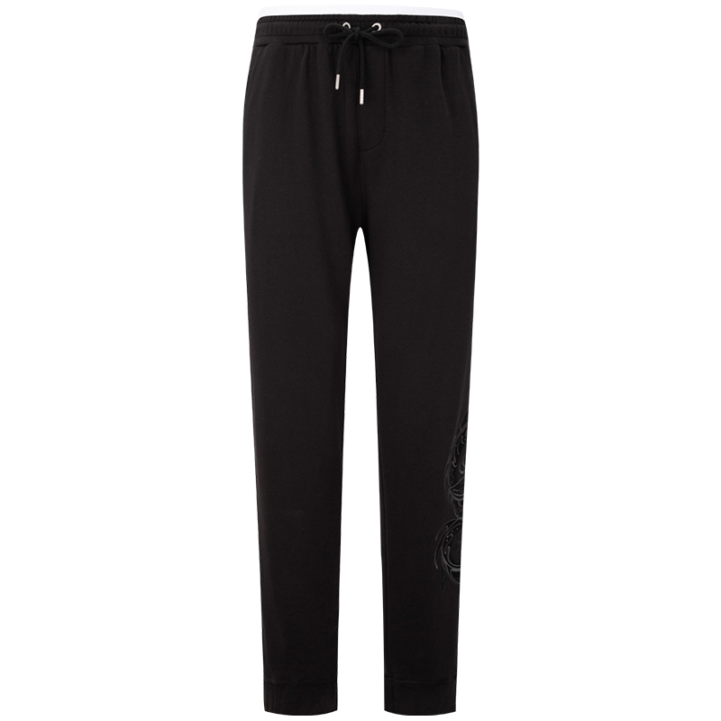Lookbook CALVIN KLEIN Pantalones de Algodón Negros Unisex Bordados con Dragón J400353