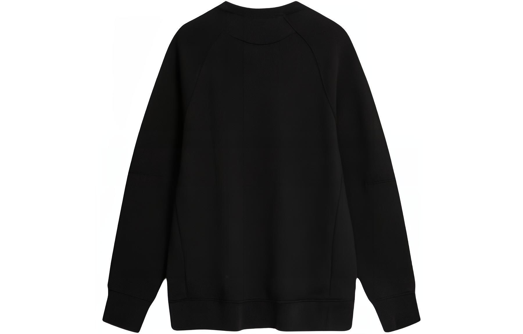 Lookbook 卡尔文克雷恩男女宽松版LOGO印花圆领卫衣太空黑 40800ST