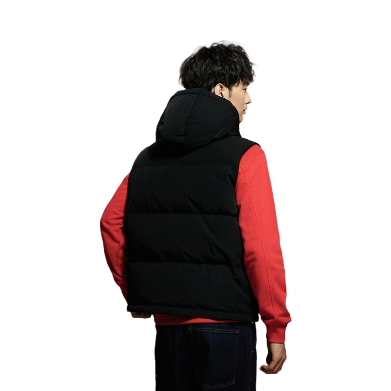 Calvin Klein Unisex Lunar New Year Dragon Hooded Down Vest Space Black. J400359 圖 6