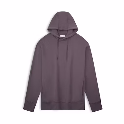 Calvin Klein Unisex Minimalist Hoodie Titanium Purple Grey 40960ST