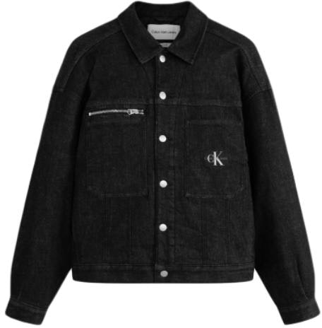 calvin-klein-unisex-solid-black-loose-fit-denim-jacket-with-button-closure-j400340-1-by
