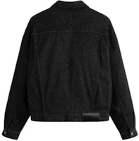 CALVIN KLEIN Jaket Denim Longgar Hitam Unisex dengan Butang. J400340-1BY Lookbook CALVIN KLEIN Jaket Denim Longgar Hitam Unisex dengan Butang. J400340-1BY