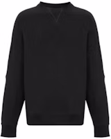Calvin Klein Unisex Solid Color Black Crewneck Long Sleeve Sweatshirt 40756ST-BAE Calvin Klein Unisex Solid Color Black Crewneck Long Sleeve Sweatshirt 40756ST-BAE