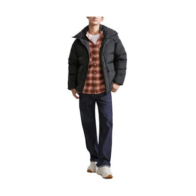 Calvin Klein Unisex Space Black Winter Down Jacket Warm & Comfortable Outerwear. J324854-BEH