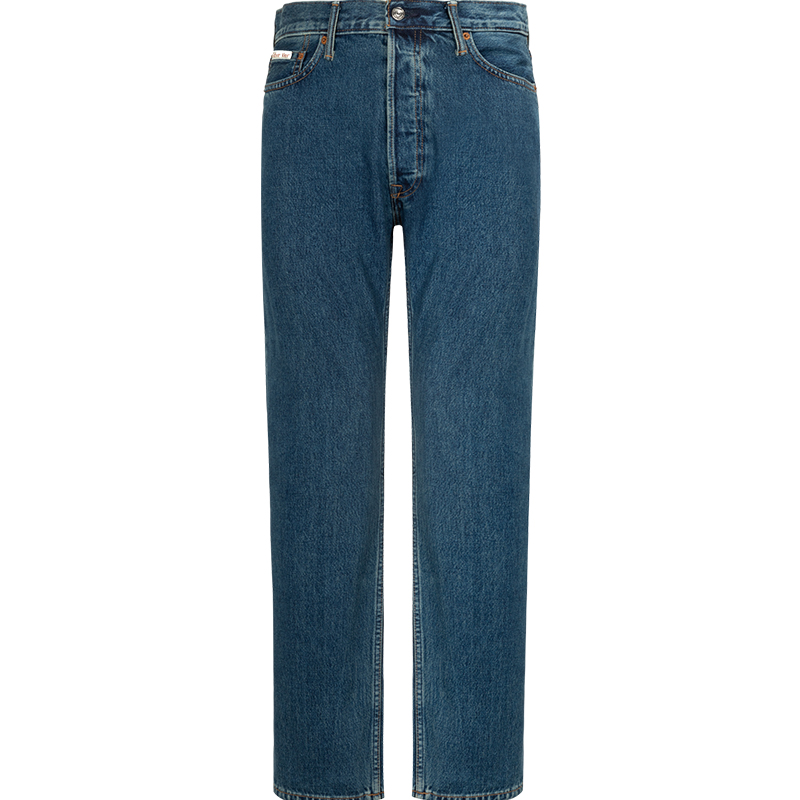 Calvin Klein Unisex Straight Fit Denim Jeans Blue 40678ST-7U8 圖 2