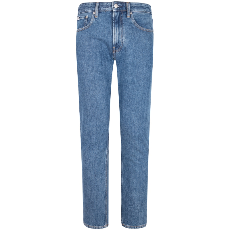 Calvin Klein Vintage Straight Fit Light Blue Washed Denim Jeans for Men. J325845 圖 2