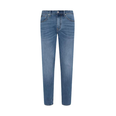 Calvin Klein Vintage Stretch Tapered Denim Jeans Distressed Blue. J323137-1A4