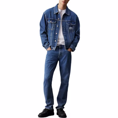 Calvin Klein 淺藍歐版合身款水洗牛仔外套 J30J325750-1A4 Buy Calvin Klein 淺藍歐版合身款水洗牛仔外套 J30J325750-1A4