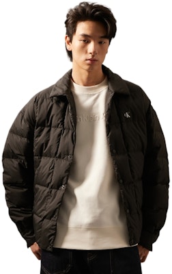 CALVIN KLEIN Water-Resistant Quilted Down Jacket for Men J326805 Details for CALVIN KLEIN Water-Resistant Quilted Down Jacket for Men J326805