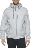 Calvin Klein Water-Resistant Windbreaker Hoodie Jacket - Gray 1658724-GREY Calvin Klein Water-Resistant Windbreaker Hoodie Jacket - Gray 1658724-GREY