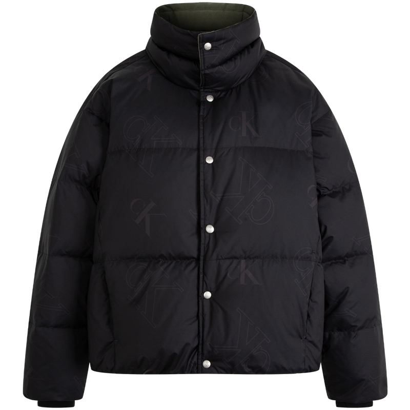 Calvin Klein Waterproof Down Jacket Unisex - Stain Resistant & Full Print Design J400372