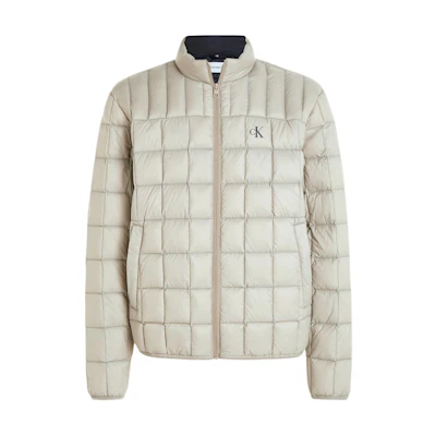 Calvin Klein Waterproof Quilted Down Jacket Gray Taupe EU Edition J30J324981-PED