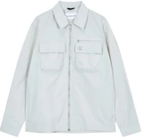 Calvin Klein White Minimalist Pocket Long Sleeve Jacket J325507-PC8 Calvin Klein White Minimalist Pocket Long Sleeve Jacket J325507-PC8