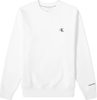 CK白色圆领印花标志卫衣 J30J314536-YAF Buy CK白色圆领印花标志卫衣 J30J314536-YAF
