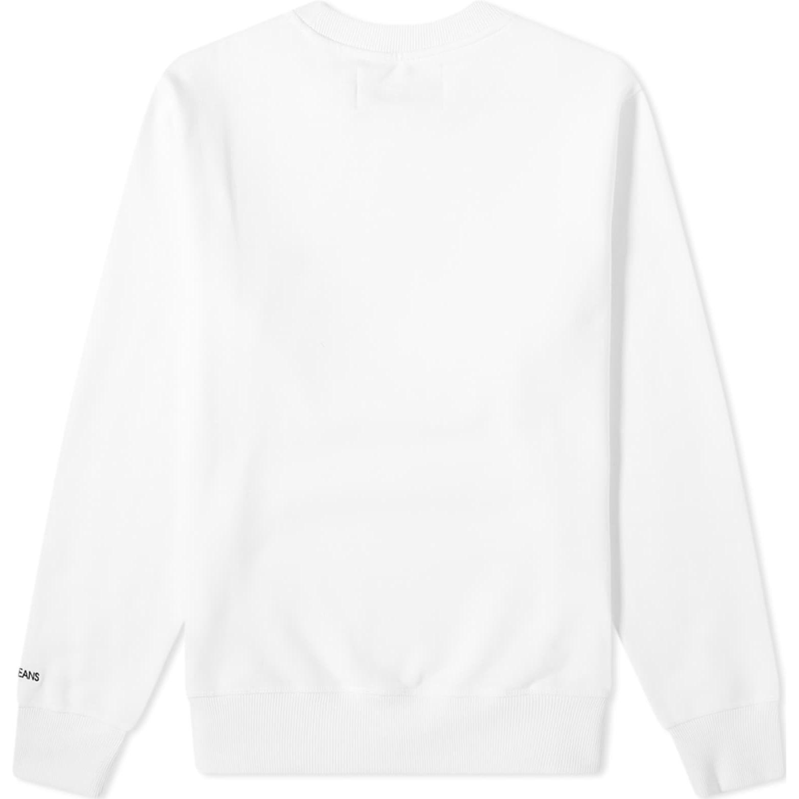 Lookbook CK白色圆领印花标志卫衣 J30J314536-YAF