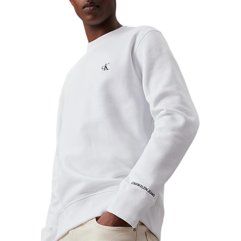 Details for CK白色圆领印花标志卫衣 J30J314536-YAF