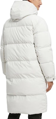 CALVIN KLEIN White Unisex Long Outdoor Down Jacket with Hood J323237-PRF Shop CALVIN KLEIN White Unisex Long Outdoor Down Jacket with Hood J323237-PRF