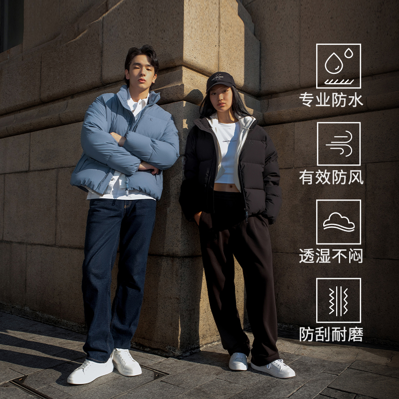 Details for CALVIN KLEIN Jaket Pendek Unisex Tahan Angin & Air, Kukuh & Bergaya J400466