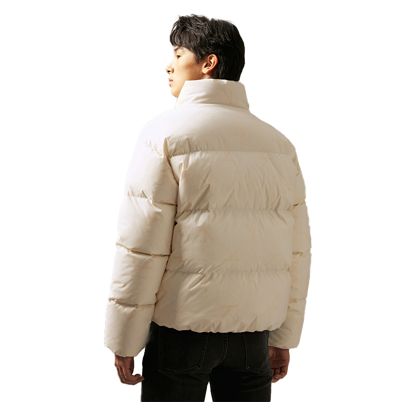 Sizing Calvin Klein 防風防水戶外羽絨外套 奶油色 中性款式 J400467