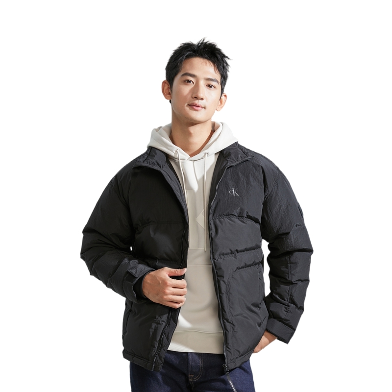 Calvin Klein Winter Check Patchwork Down Jacket Unisex J324430 圖 4