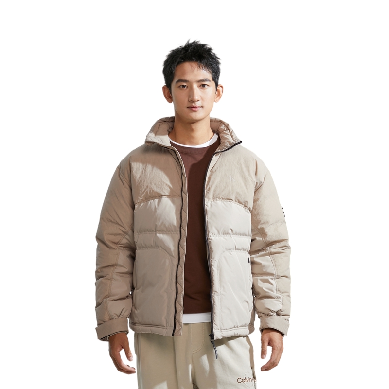 Calvin Klein Winter Check Patchwork Down Jacket Unisex J324430 圖 8